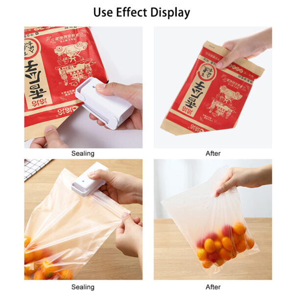 Portable Mini Sealer Home Heat Bag Plastic Food Snacks Bag