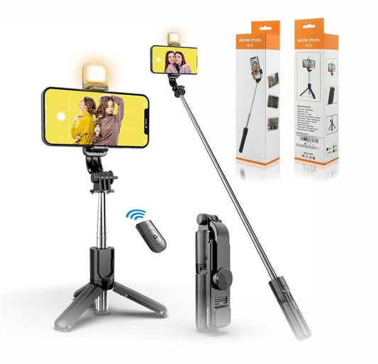 Selfie Stick Tripod R1s Bluetooth Remote Control Tripod Selfie Stick New Model With Wireless