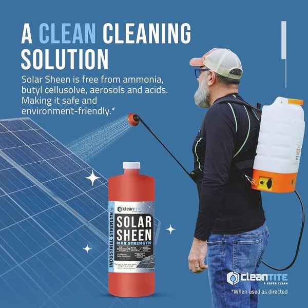 Solar Sheen – Premium 200ml Solar Panel Cleaner